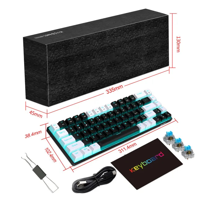 65% Keys Mechanical Keyboard