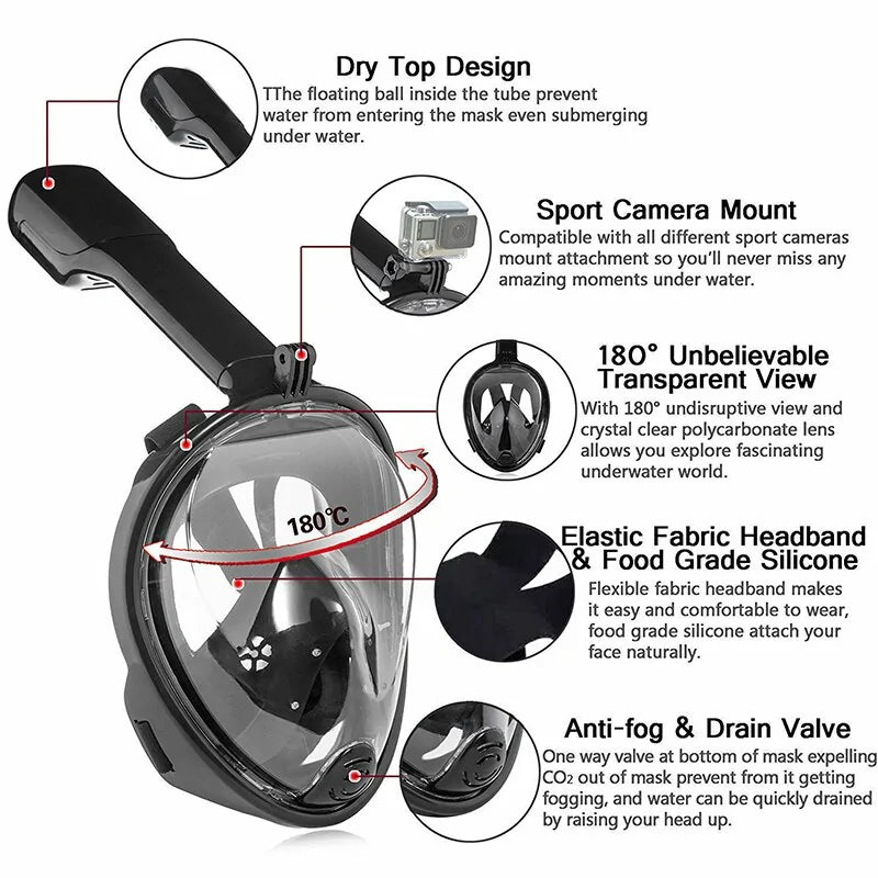 Swimming Snorkel Diving Mask