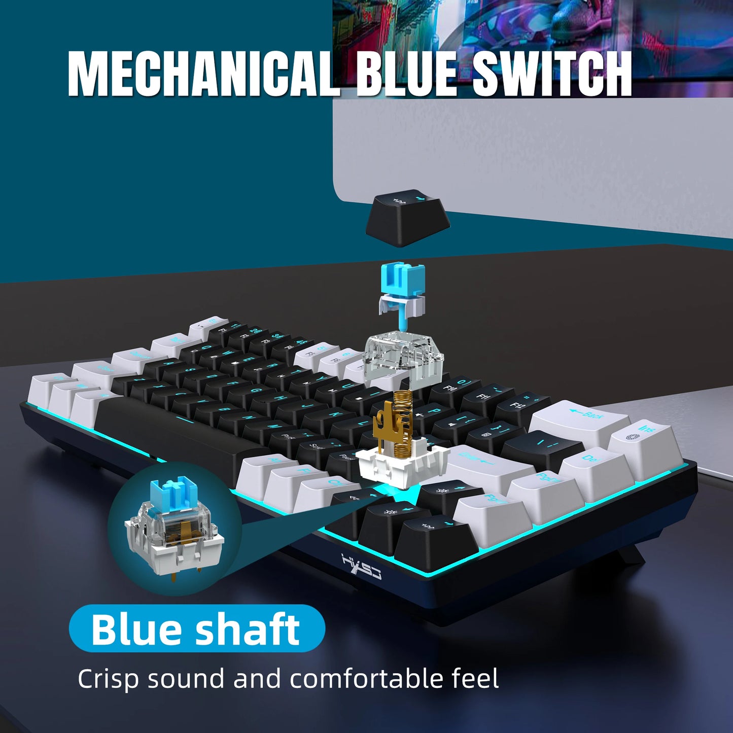 65% Keys Mechanical Keyboard