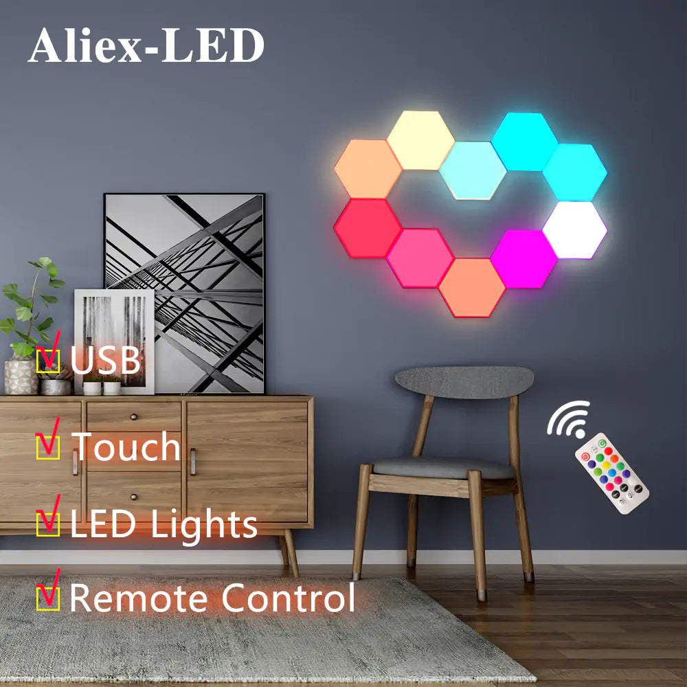 Hexagonal Led Wall Lamp