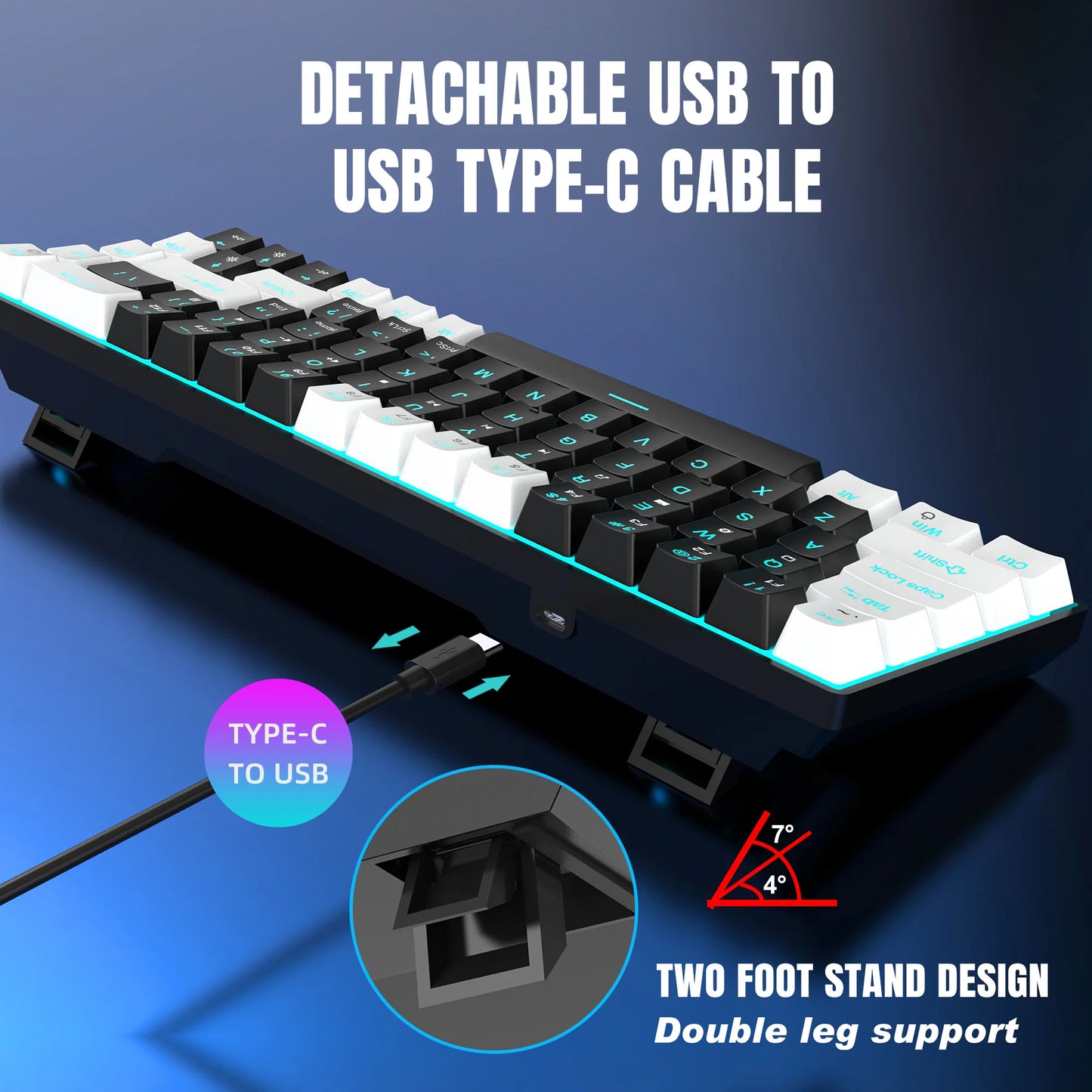 65% Keys Mechanical Keyboard