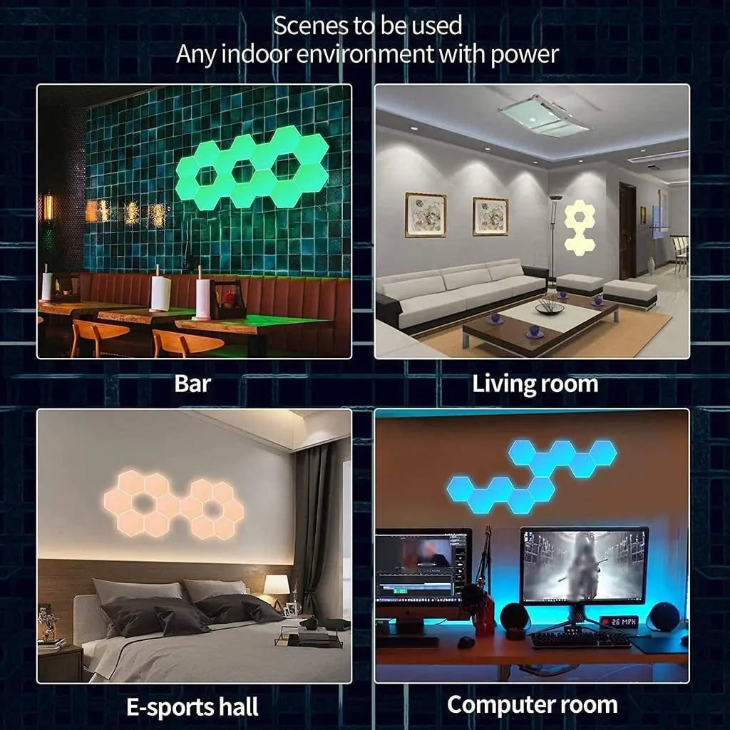 Hexagonal Led Wall Lamp