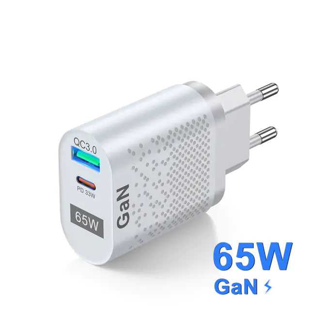 Fast 65W! USB Charger