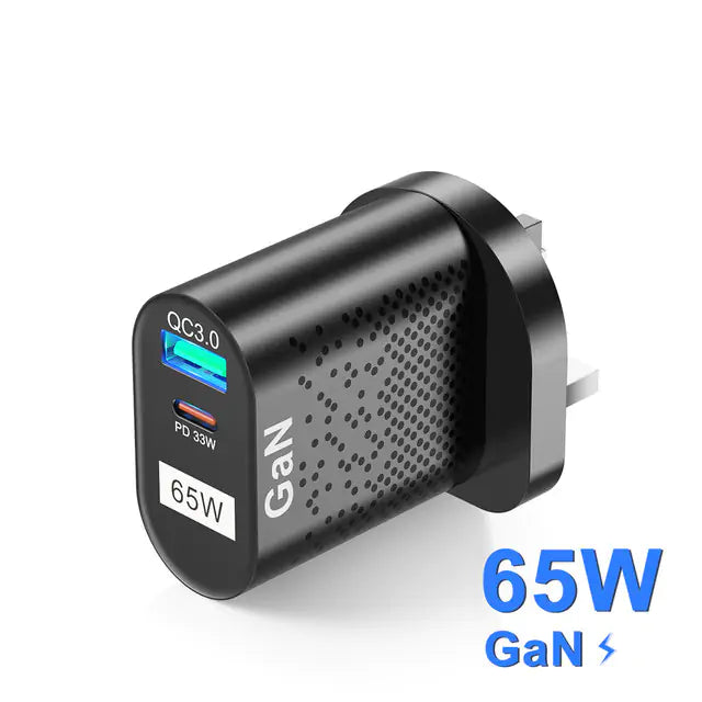 Fast 65W! USB Charger