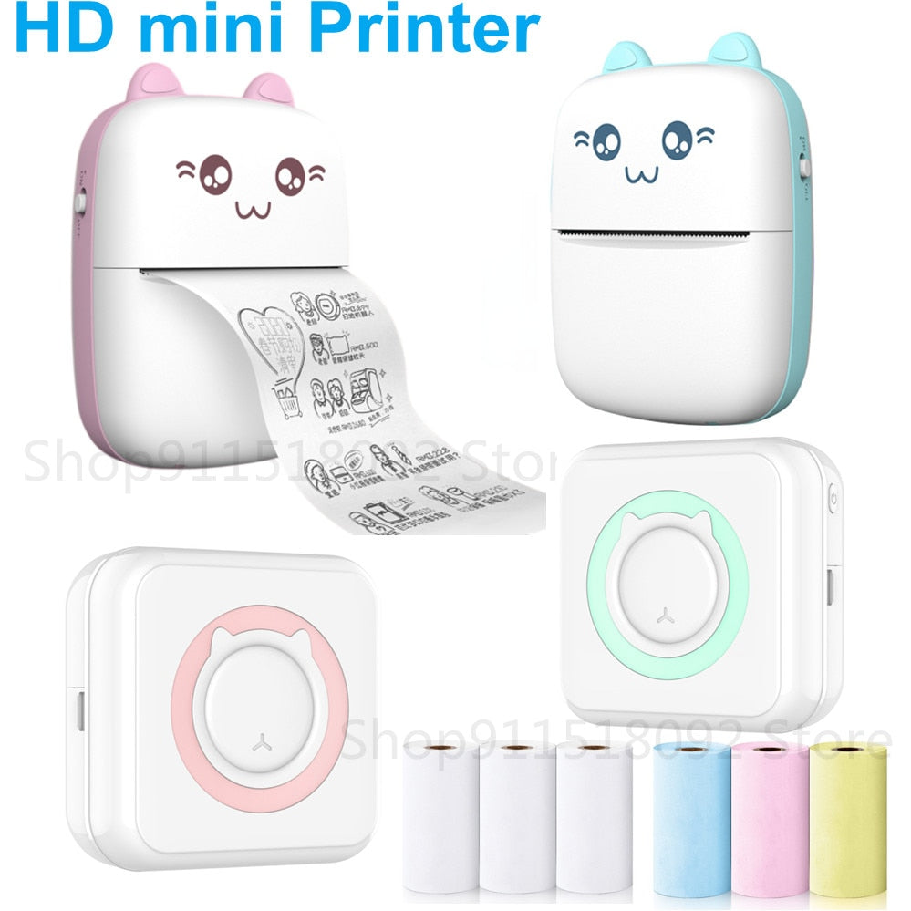 Cat Shape Mini Printer